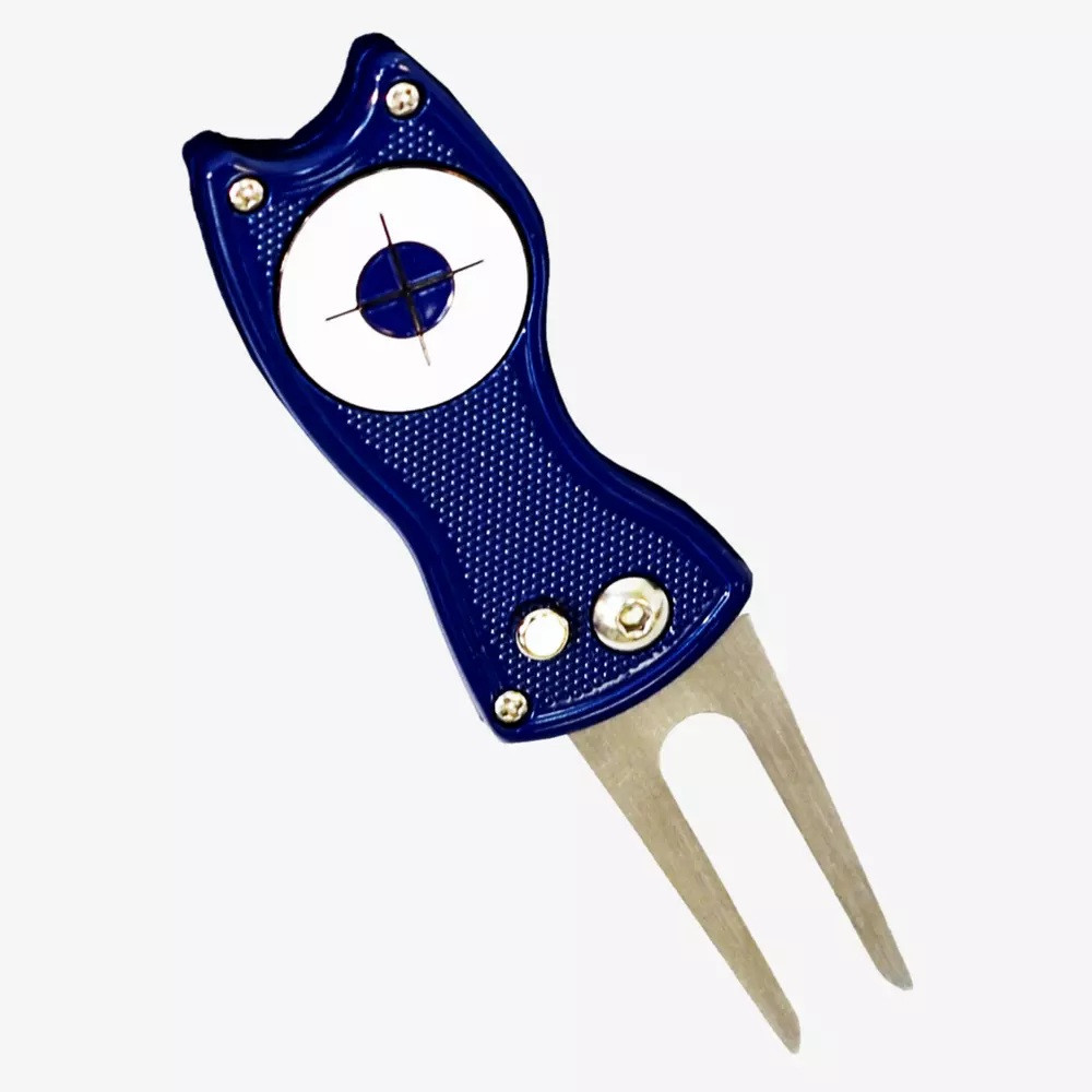 Club Champ Metal Divot Tool w/ Magnetic Ball Marker - Maple Hill Golf